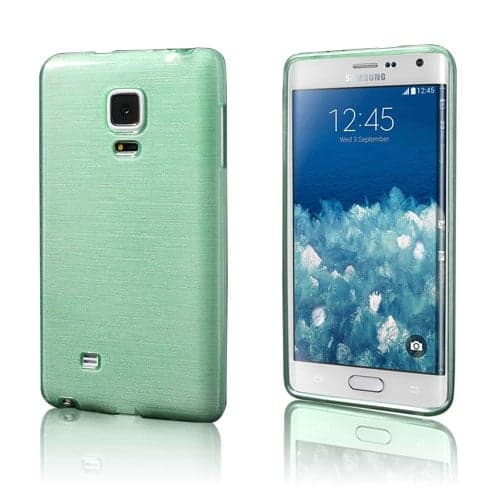 Bremer Samsung Galaxy Note Edge N915 Deksel - Cyan Green