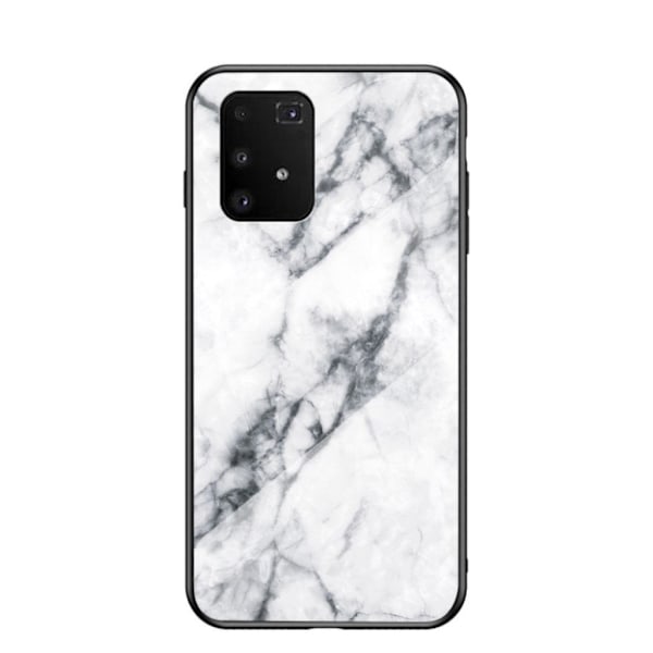 Fantasy Marble Samsung Galaxy A01 cover - Sort White