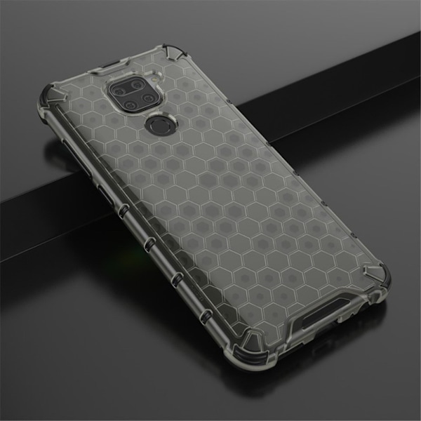 Bofink Honeycomb Xiaomi Redmi Note 9 skal - Silver/Grå Silvergrå
