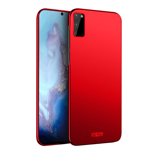 MOFI Samsung Galaxy S20 slim shield kotelot - Punainen Red