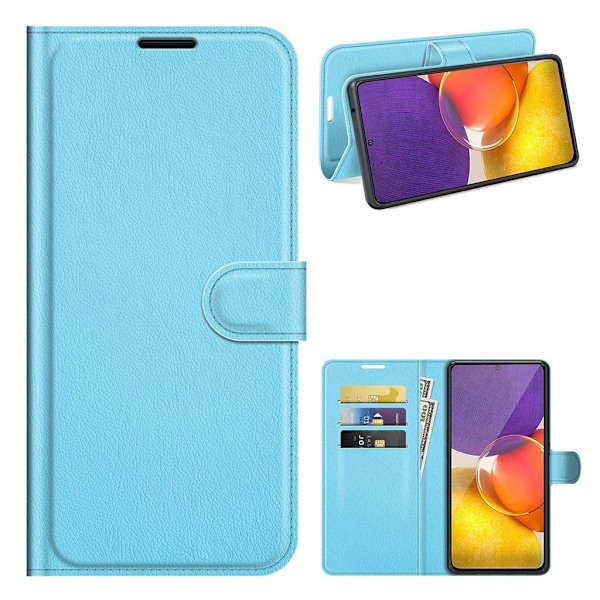 Classic Samsung Galaxy Quantum 2 Flip etui - Blå Blue