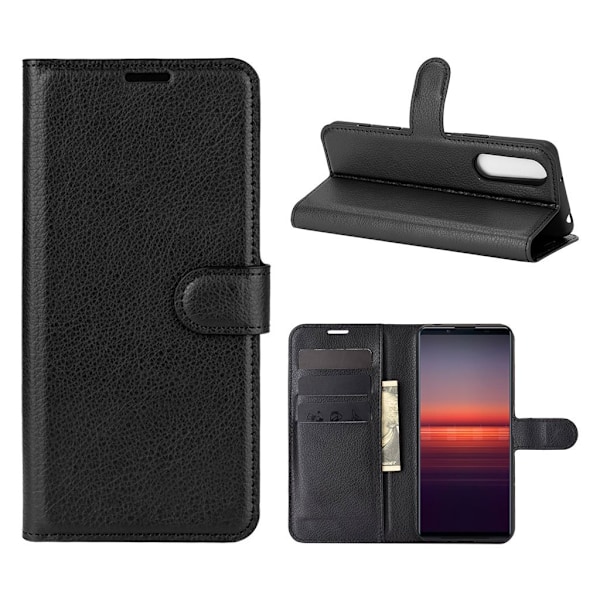 Classic Sony Xperia 5 Ii Flip Etui - Sort Black