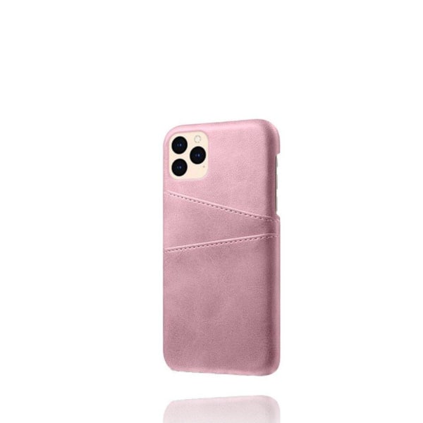 iPhone 12 Pro / iPhone 12 skal med korthållare - Rosa Rosa