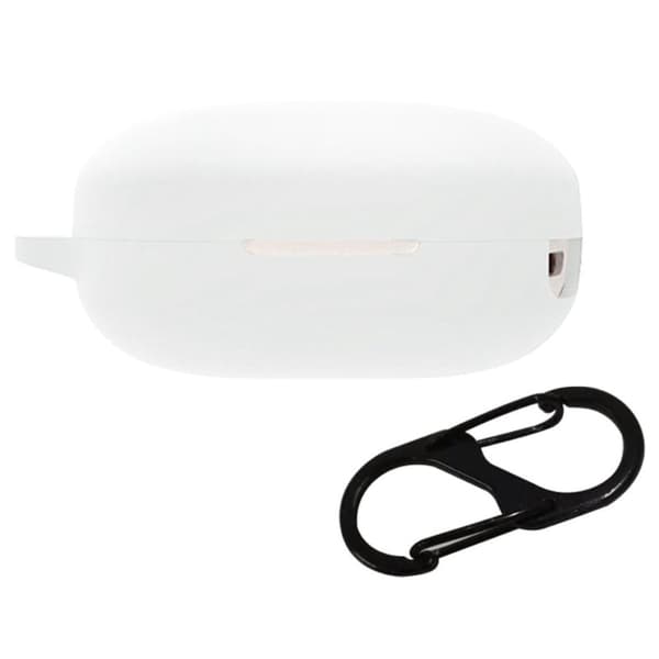 Haylou GT7 TWS silikoneetui med spænde - Hvid White