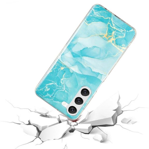 Marble Samsung Galaxy A14 Etui - Grøn Green