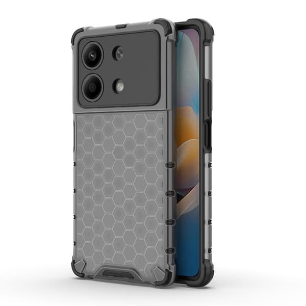 Bofink Honeycomb Xiaomi Redmi Note 13R Pro kotelot - Musta Black