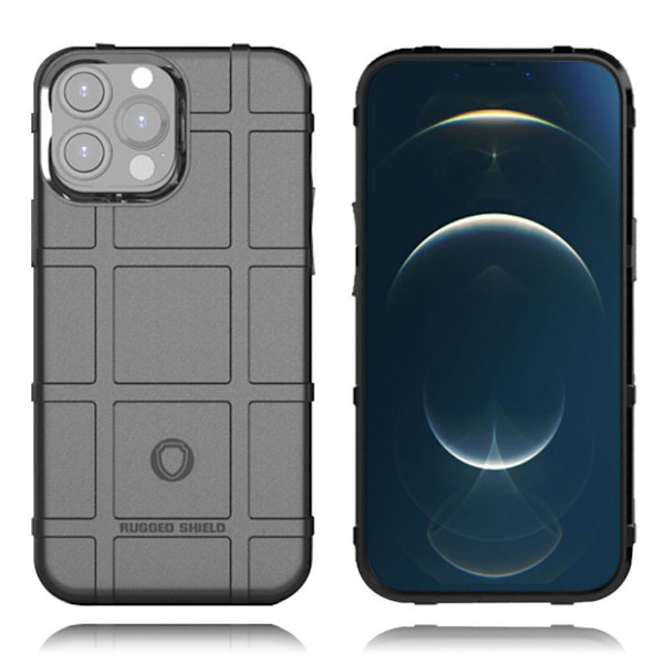 Rugged Shield Suojakotelo iPhone 13 Pro - Musta Black
