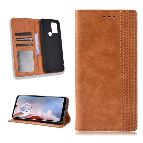 Bofink Vintage HTC Desire 20 Plus leather case - Brown Brown