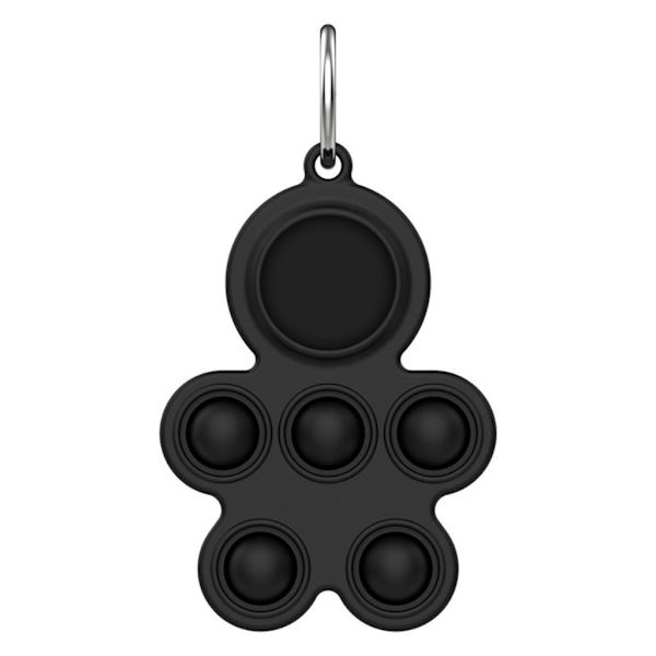AirTags trykboble-silikoneovertræk - Sort Black