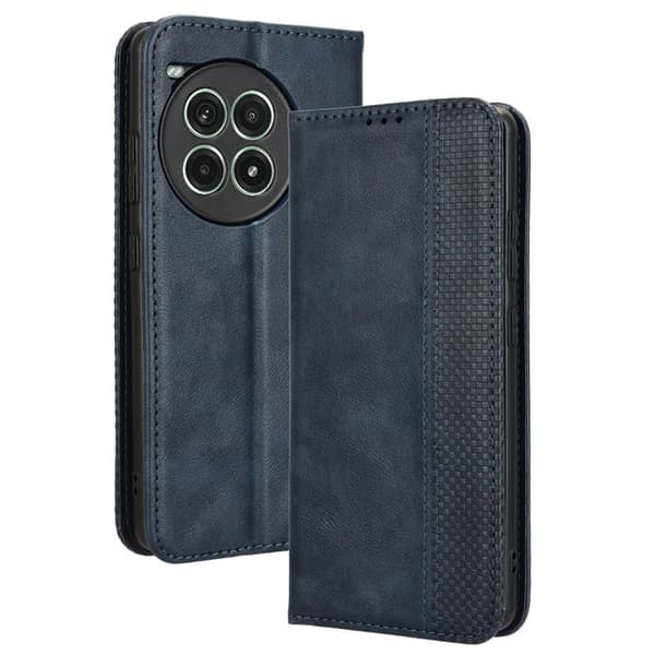 Bofink Vintage OnePlus Ace 3 Pro læderetui - Blå Blue