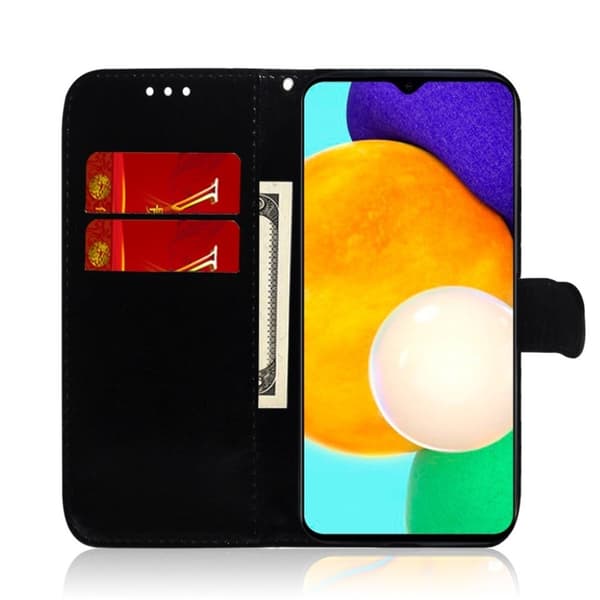 Mirror Samsung Galaxy A03s Läppäkotelo - Musta Black