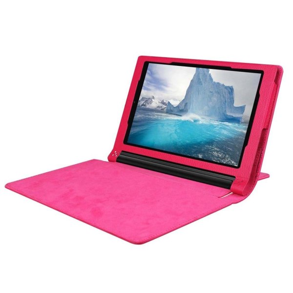 Egner Flap Lenovo Yoga Tab 3 8.0 Læder Etui - Hot Pink Pink 7009 | Pink |  Imitationsläder | Fyndiq