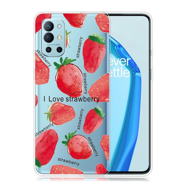 Deco Oneplus 9r Etui - Jordbær Red