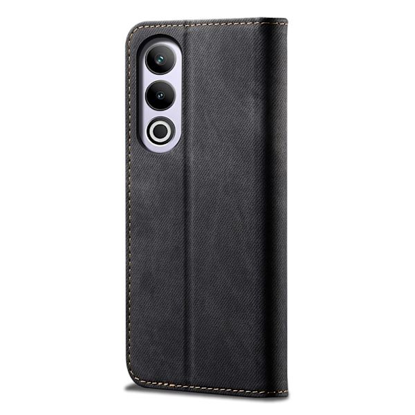 Jeans OnePlus Nord CE4 / OnePlus Ace 3V flip etui - Sort Black