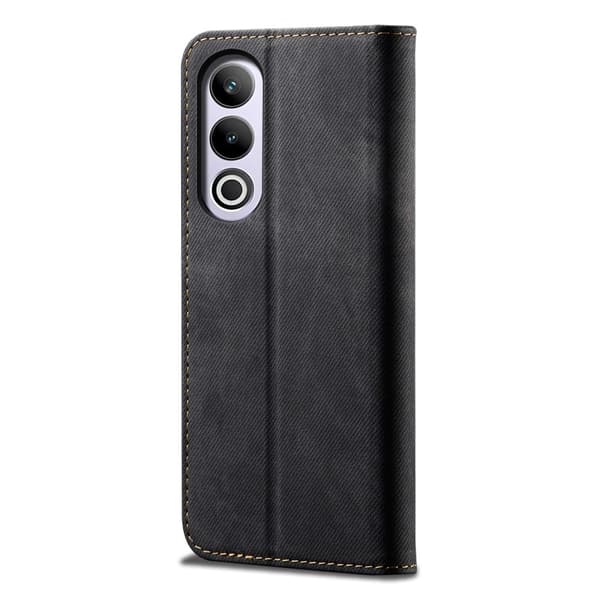 Jeans OnePlus Nord CE4 / OnePlus Ace 3V flip etui - Svart Black