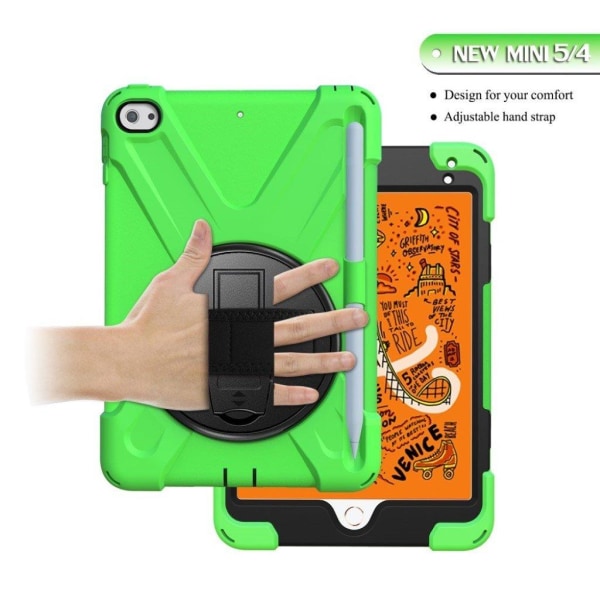 iPad Mini (2019) X-Shape 360-degree case - Green Green