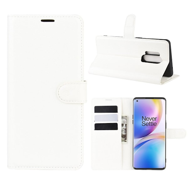 Classic OnePlus 8 Pro fodral - Vit Vit
