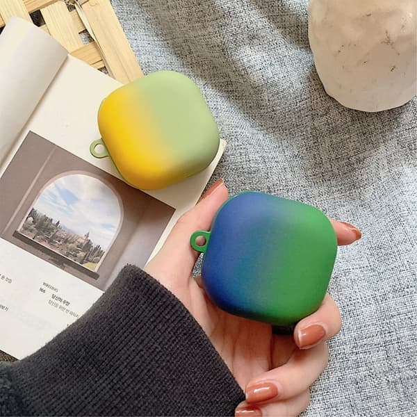 Samsung Galaxy Buds2 / Live / Buds Pro - Keltainen / Oranssi Multicolor