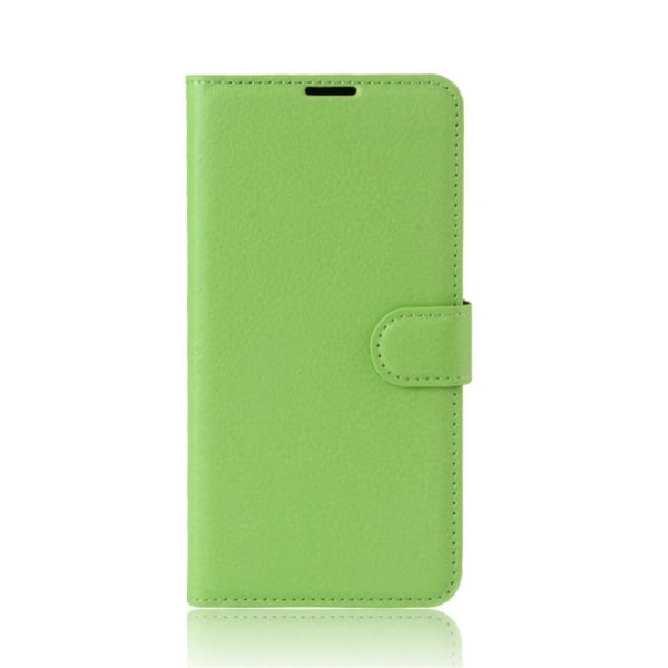 Samsung Xcover 4 Læder etui med indbygget pung - Grøn Green