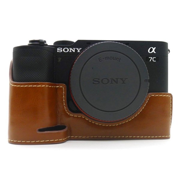 Sony a7C leather case - Brown Brown