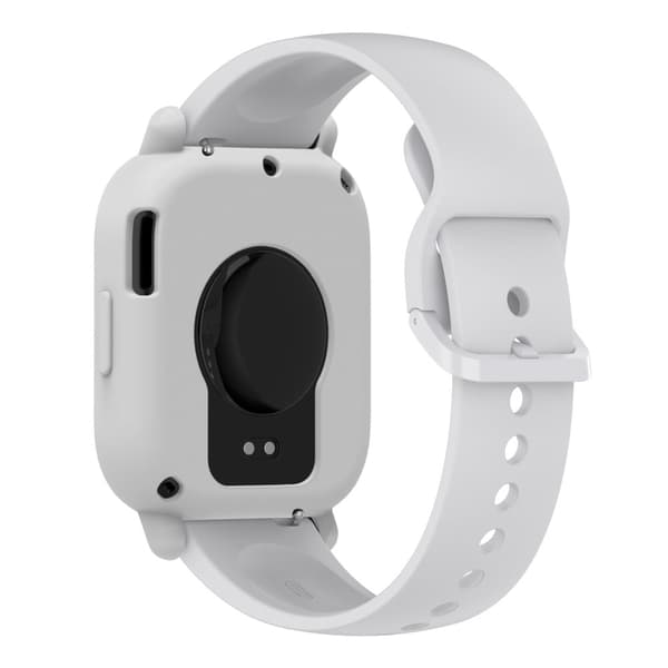 Xiaomi Redmi Watch 5 Lite Urkasse Blødt silikoneurcover - Grå Silver grey