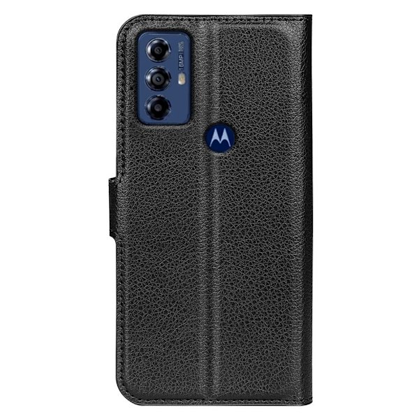Klassisk Motorola Moto G Play (2023) Flip Etui - Sort Black