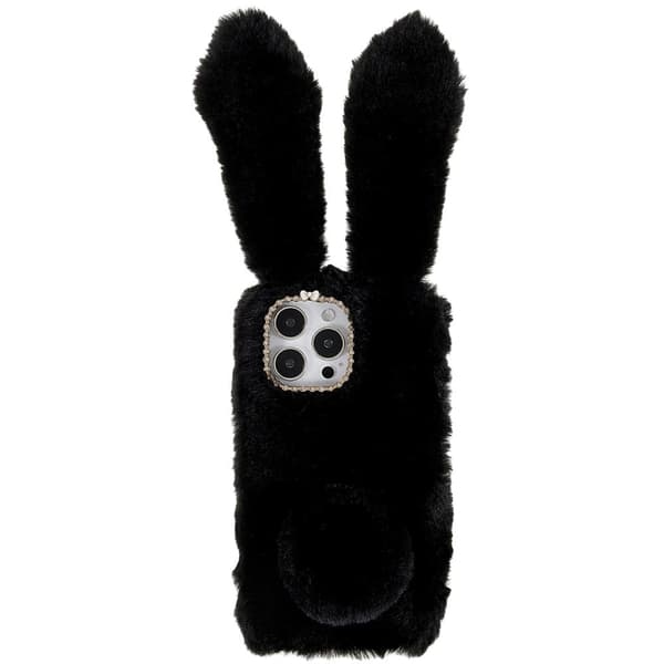 Bunny iPhone 14 Pro Suojakuori - Musta Black