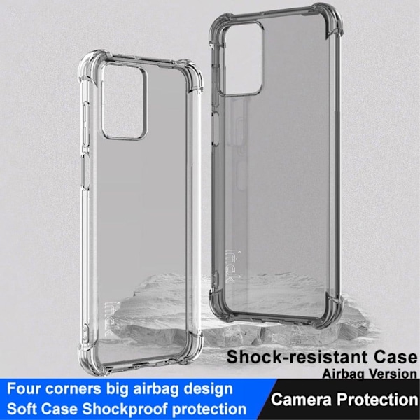 Lux-Case Airbag-skydd för Motorola Moto G73 Transparent