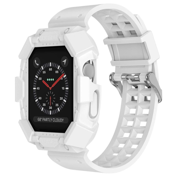 Apple Watch (41mm) cool watch strap with cover - White Vit