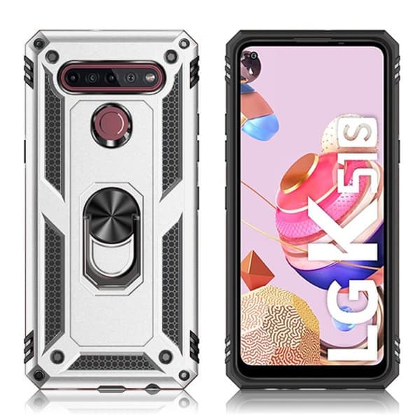 Bofink Combat LG K51S etui - sølv Silver grey