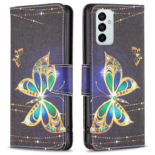 Wonderland Samsung Galaxy M23 flip etui - Smykke Sommerfugl Black