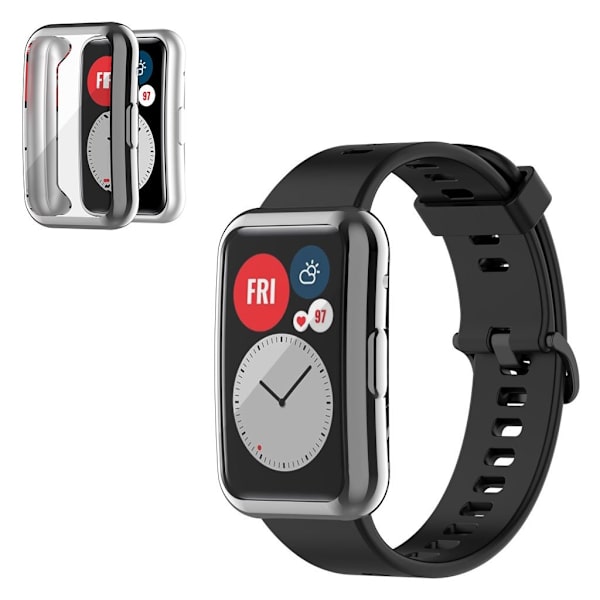 Huawei Watch Fit galvaniseringsramme - Grå Silver grey