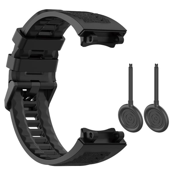Amazfit T-Rex 2 klockarmband i silikon - Svart Svart