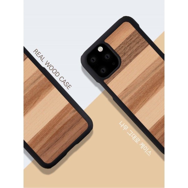 Man&Wood premium etui til iPhone 11 Pro - Sabbia Brown