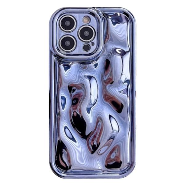 iPhone 14 Pro meteoritt-stil galvaniseringsdeksel - Blå Blue