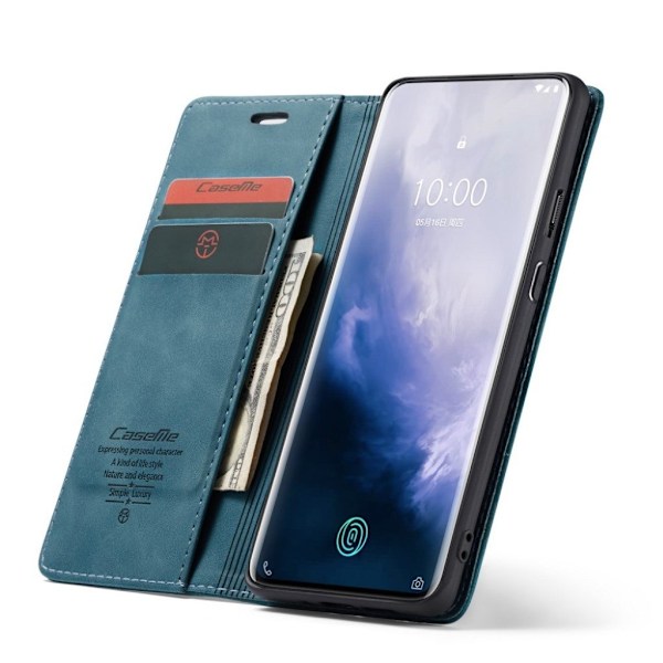 CaseMe vintage OnePlus 7 Pro fodral - Blå Blå