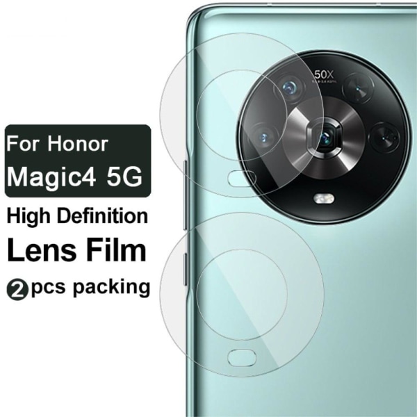 IMAK Honor Magic4 Pro karkaistu lasi kameran linssin suojus Transparent