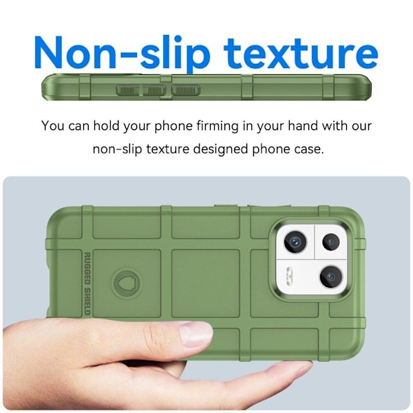 Rugged Shield Etui Xiaomi 13 - Grøn Green