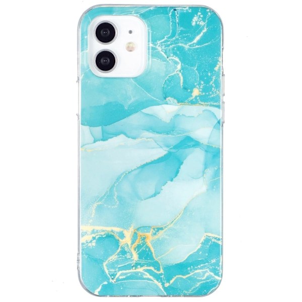 Marmor etui til iPhone 12 Mini - Grøn Green