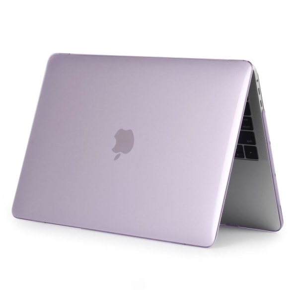 MacBook Air 13 M1 (A2337, 2020) / (A2179, 2020) genomskinlig fram- och baksida - Lila Lila