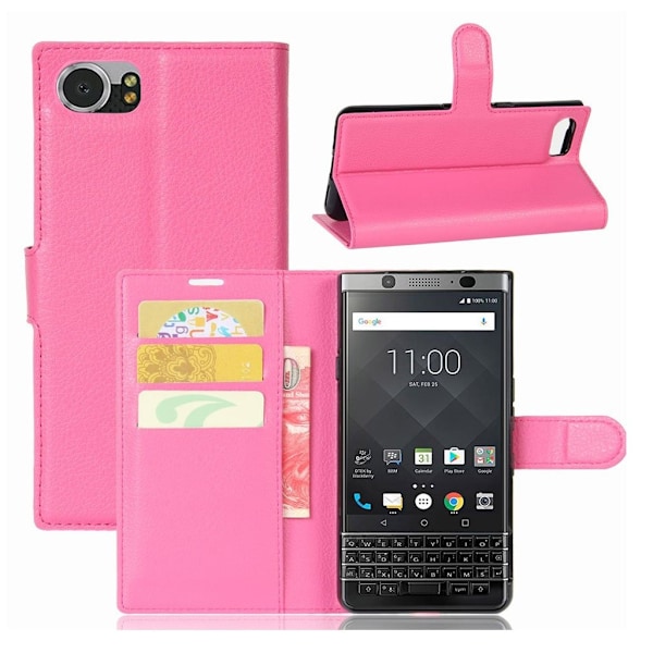Classic BlackBerry Keyone fodral - Rosa Rosa