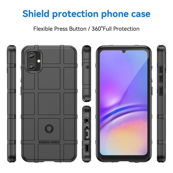 Rugged Shield Suojakotelo Samsung Galaxy A05 4g - Musta Black