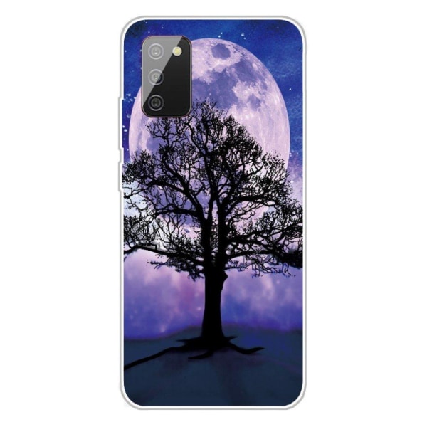 Deco Samsung Galaxy A02s Etui - Tree / Moon Purple