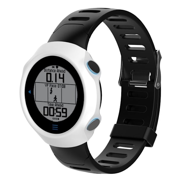 Garmin Forerunner 610 silikonikotelo - Valkoinen White