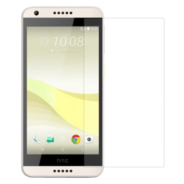 HTC Desire 650 0.3mm Karkaistu Lasi Näytönsuoja (Kaari Reunoilla) Transparent