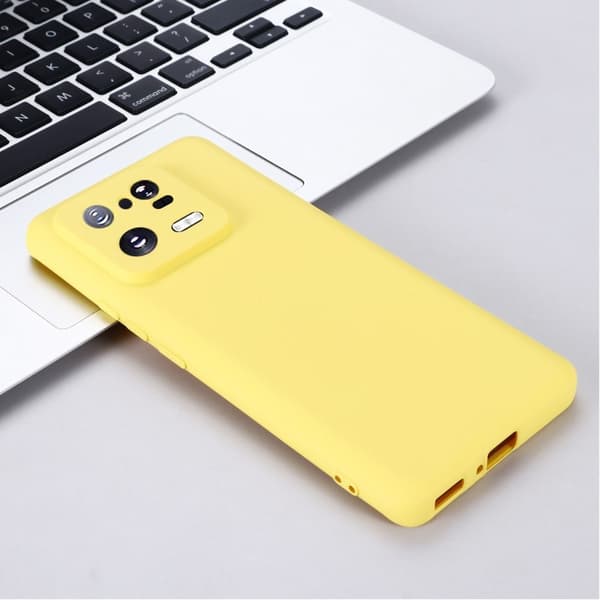 Matte Liquid silikone cover til Xiaomi 13 Pro - Gul Yellow