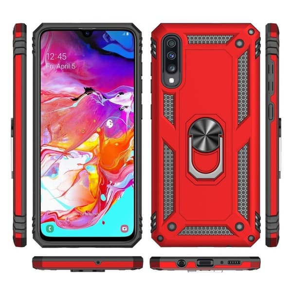 Bofink Combat Samsung Galaxy A70 deksel - Rød Red