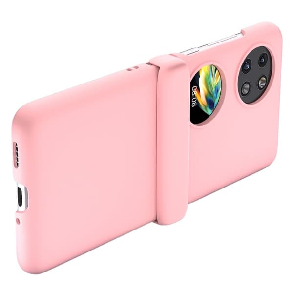 For Huawei Pocket 2 Hard PC-etui Multifunksjonell hengselbeskyttelse Slank telefondeksel - Rosa Pink