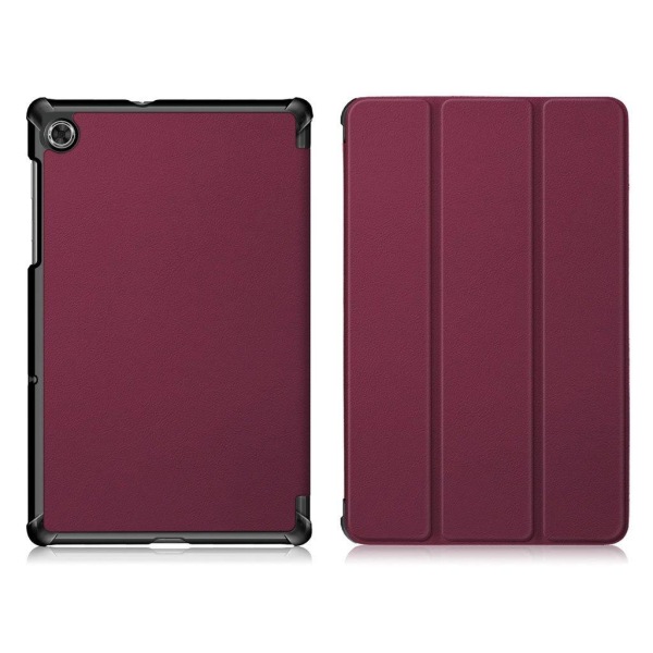 Lenovo Tab M10 HD Gen 2 tri-fold læder flip case - Magenta Red