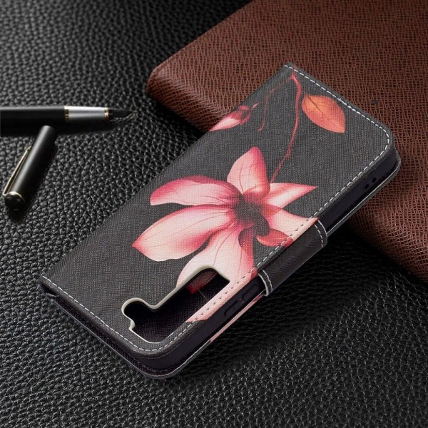 Wonderland Samsung Galaxy S22 flip etui - Lotus Multicolor